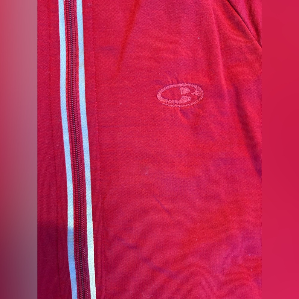Icebreaker vibrant red wool zip up jacket - Picture 4 of 7